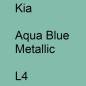 Preview: Kia, Aqua Blue Metallic, L4.